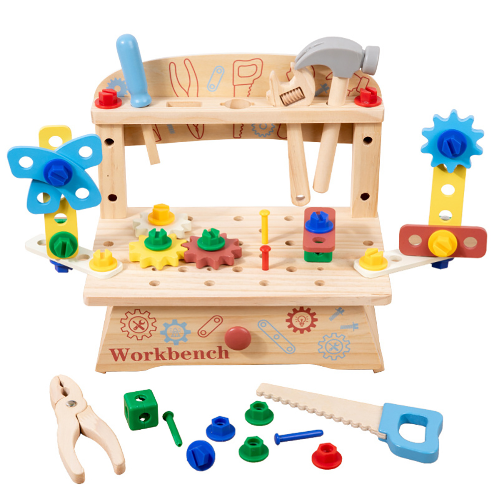 Gardening Tools For Kids - Wooden Tool Bench for Kids,Montessori Educational