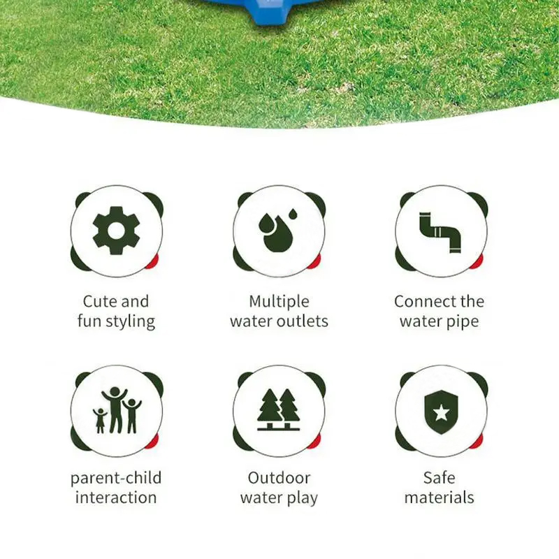 360 Degree Water Sprinkler Rot - Gardening Tools For Kids 评论和价格