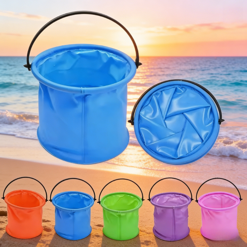 Beach Sand Bucket Toy  Collaps - Gardening Tools For Kids 评论和价格