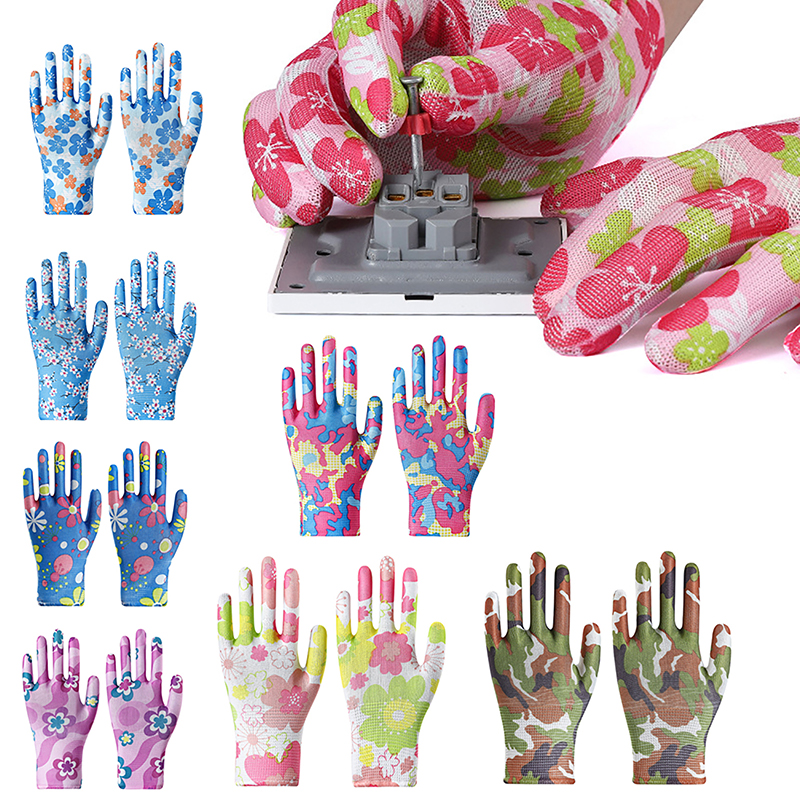 1Pair Women Garden Gloves Work - Gardening Tools Pink 评论和价格