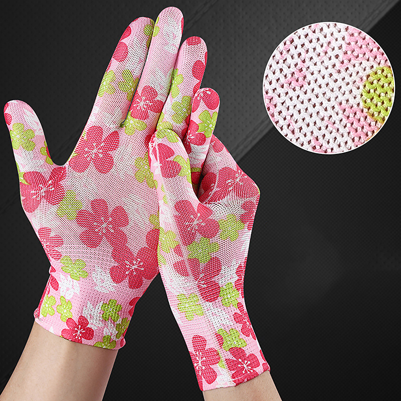 1Pair Women Garden Gloves Work - Gardening Tools Pink 评论和价格