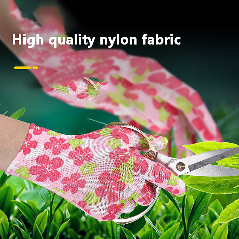 1Pair Women Garden Gloves Work - Gardening Tools Pink 评论和价格