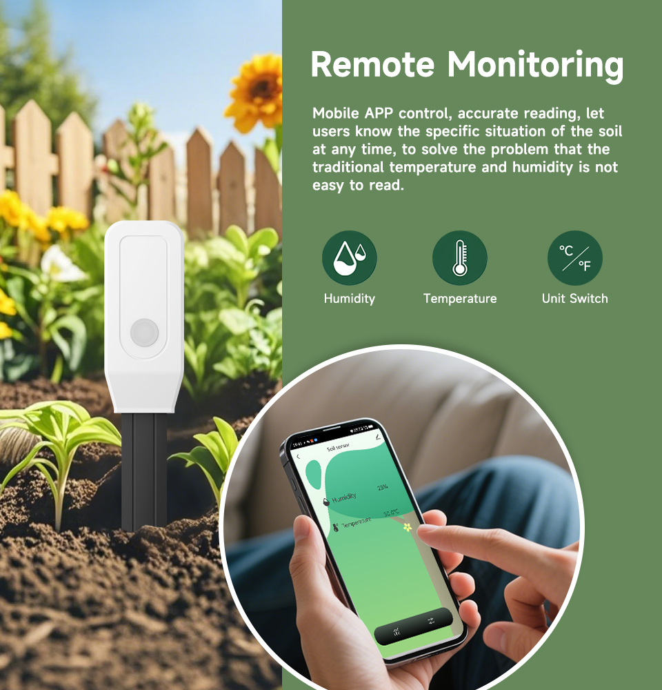 Smart Soil Tester Sensor, Zigb - Moisture Meter Plant 评论和价格