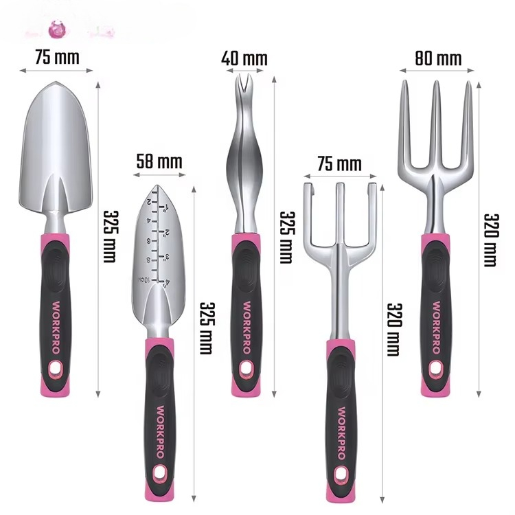 5pcs Pink Gardening Digging To - Gardening Tools Pink 评论和价格