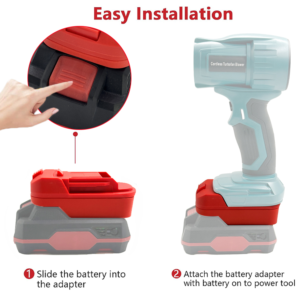 1pc Battery Adapter Converter  - Gardening Tools Lidl 评论和价格