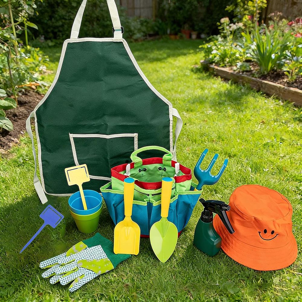 Children's Pink Metal Wheelbar - Gardening Tools Pink 评论和价格