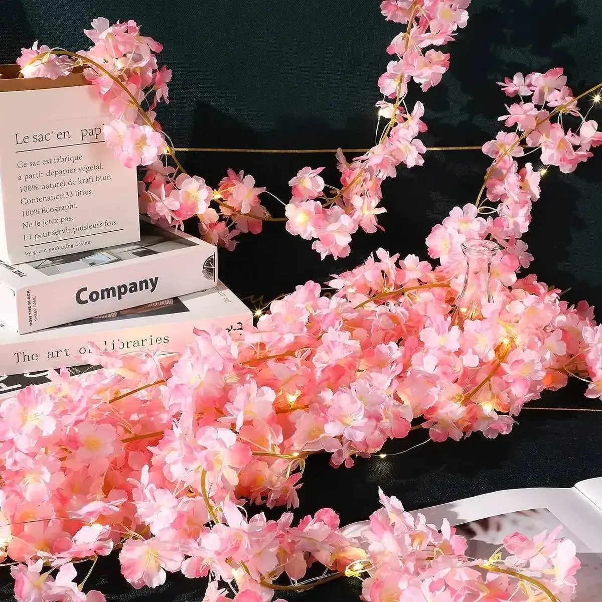 180CM Pink Artificial Flowers  - Gardening Tools Pink 评论和价格