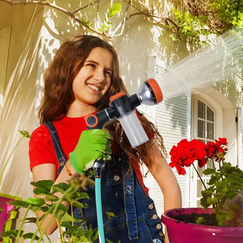 Garden Hose Spray Nozzle 8 Spr - Gardening Tools And Equipment 评论和价格