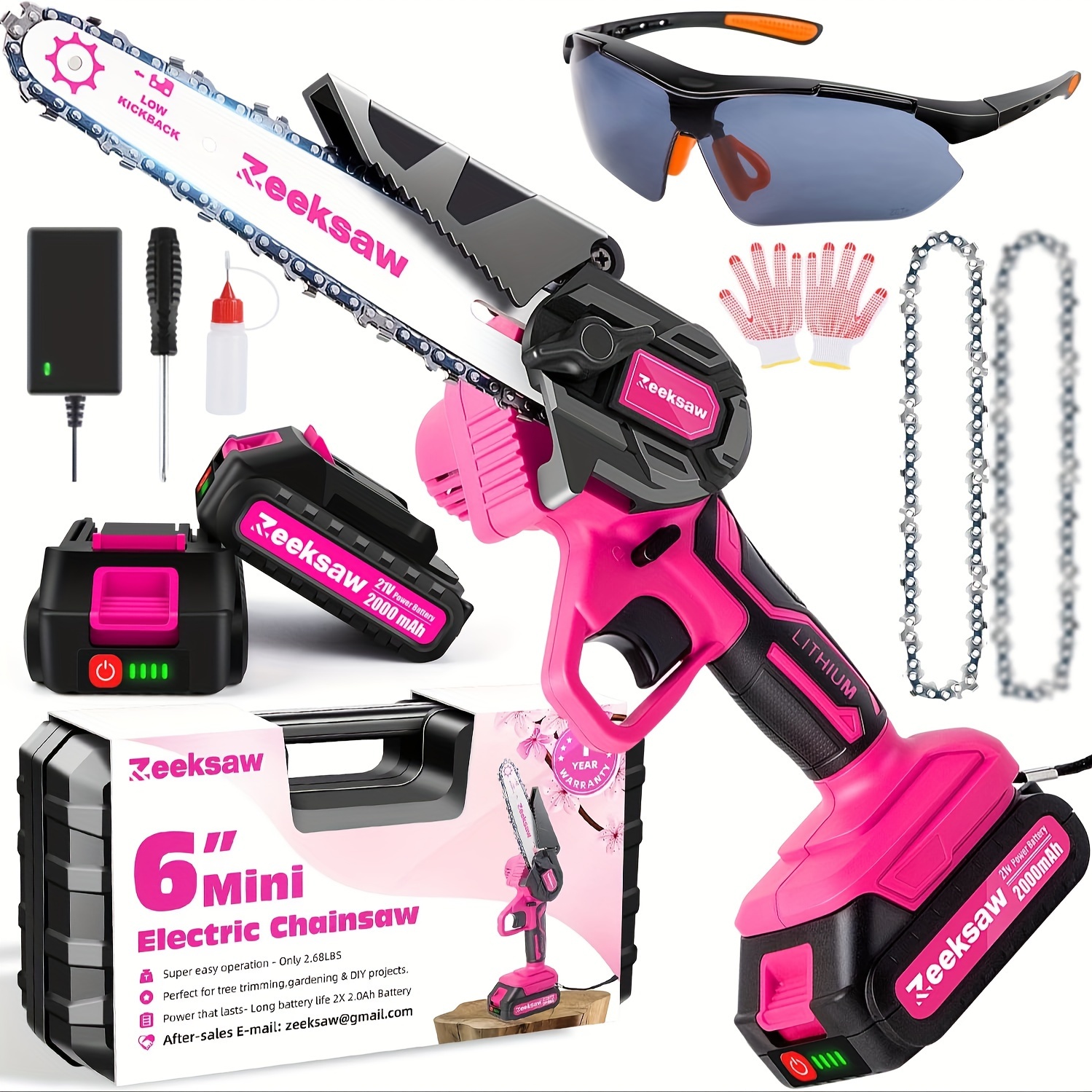 Compact Pink Electric Handheld - Gardening Tools Pink 评论和价格