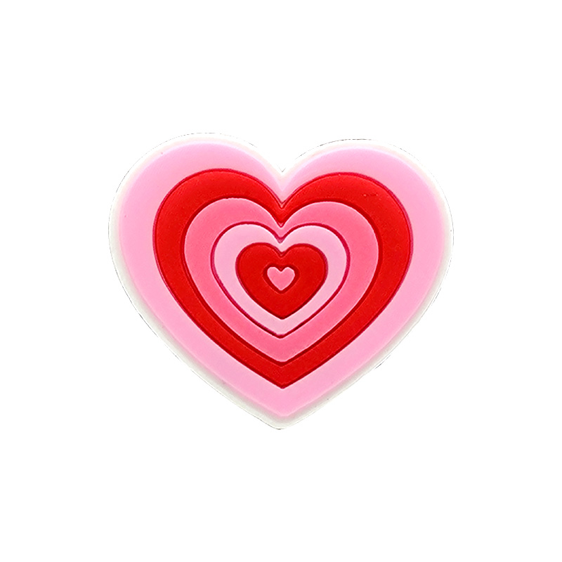 1pcs Heart Shoe Charms Rainbow - Gardening Tools Pink 评论和价格