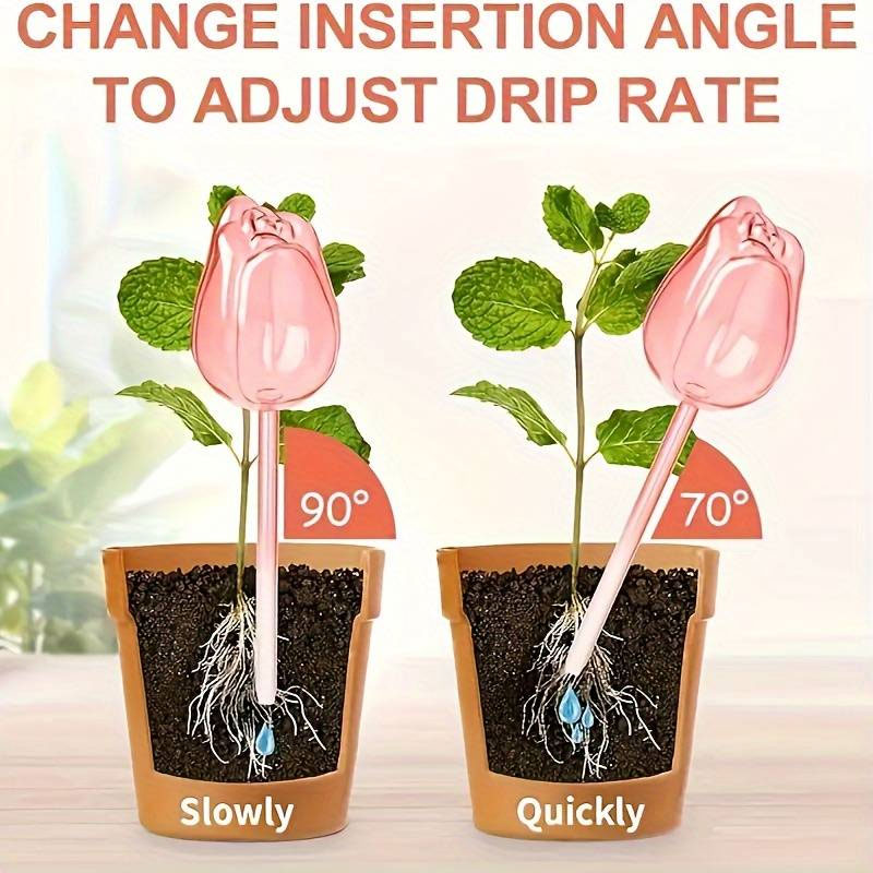 3 Pink Tulip Irrigation Balls  - Gardening Tools Pink 评论和价格