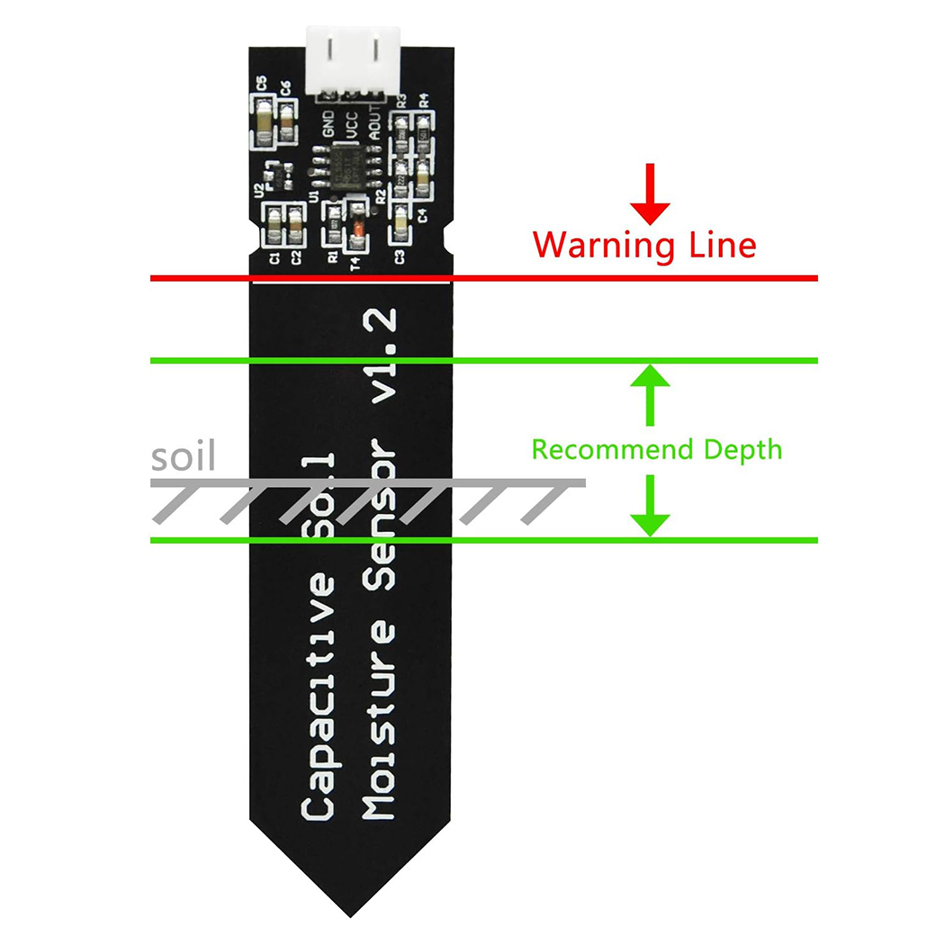 Capacitive Soil Moisture Senso - Moisture Meter Plant 评论和价格