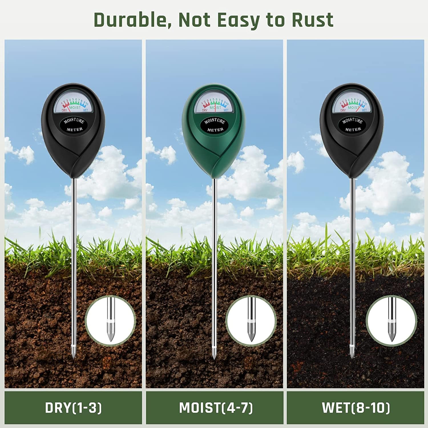 Soil Moisture Meter for Plants - Moisture Meter Plant 评论和价格
