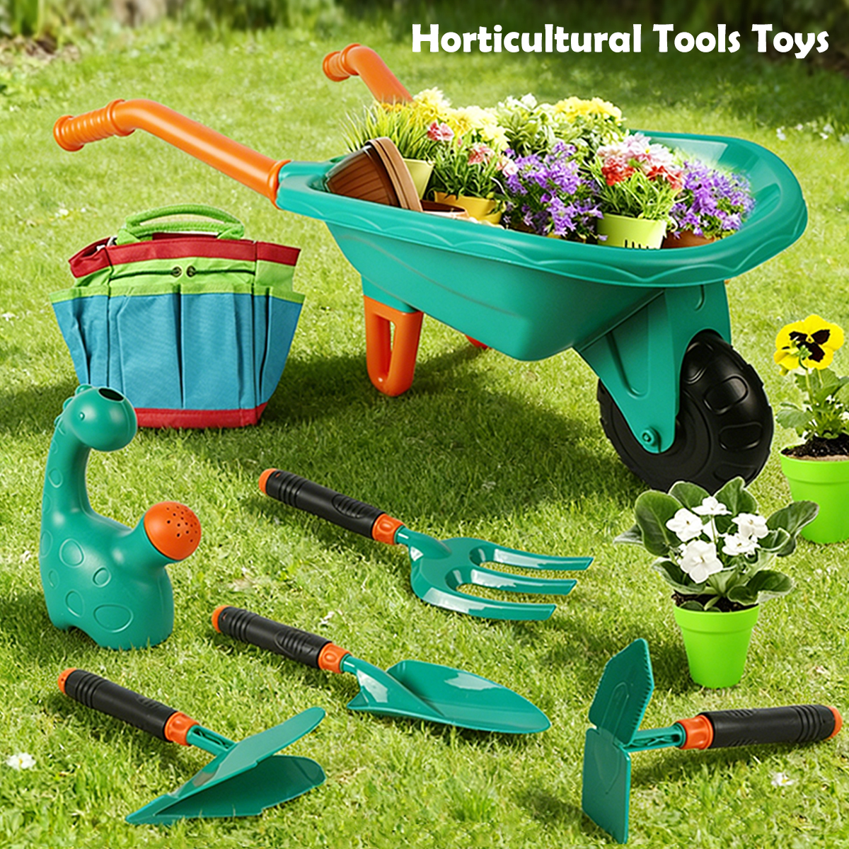 Gardening Tool Set Toys for ki - Gardening Tools For Kids 评论和价格