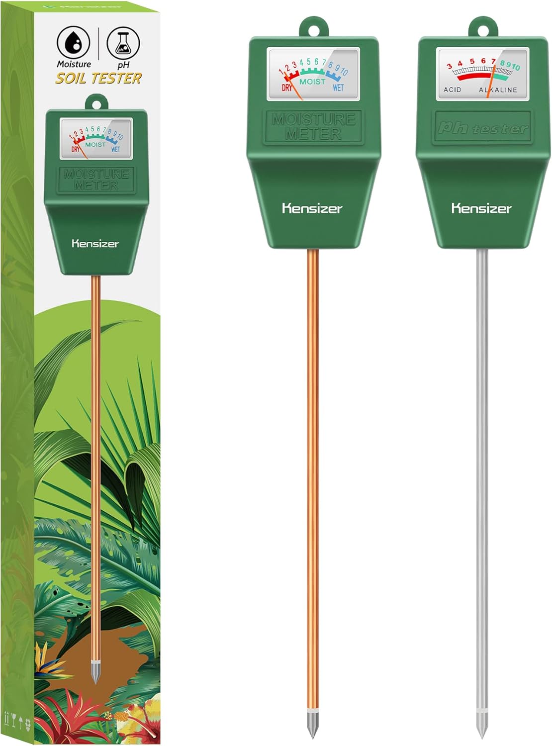 Soil Tester, 3-in-1 Moisture/p - Moisture Meter Plant 评论和价格