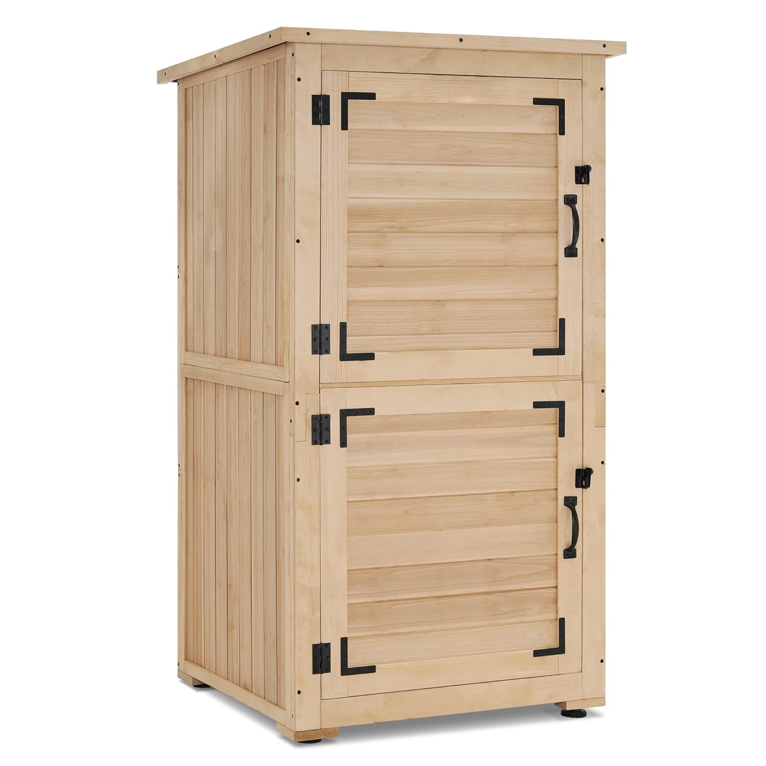 30in Deep Wood Outdoor Storage - Gardening Tools Storage 评论和价格