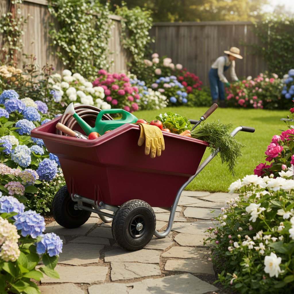 125 L Steel Tipping Wheelbarro - Junior Gardening Tools 评论和价格