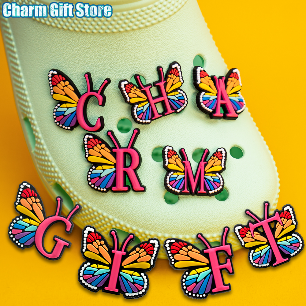 1pcs Colourful butterfly Shoe  - Gardening Tools Pink 评论和价格