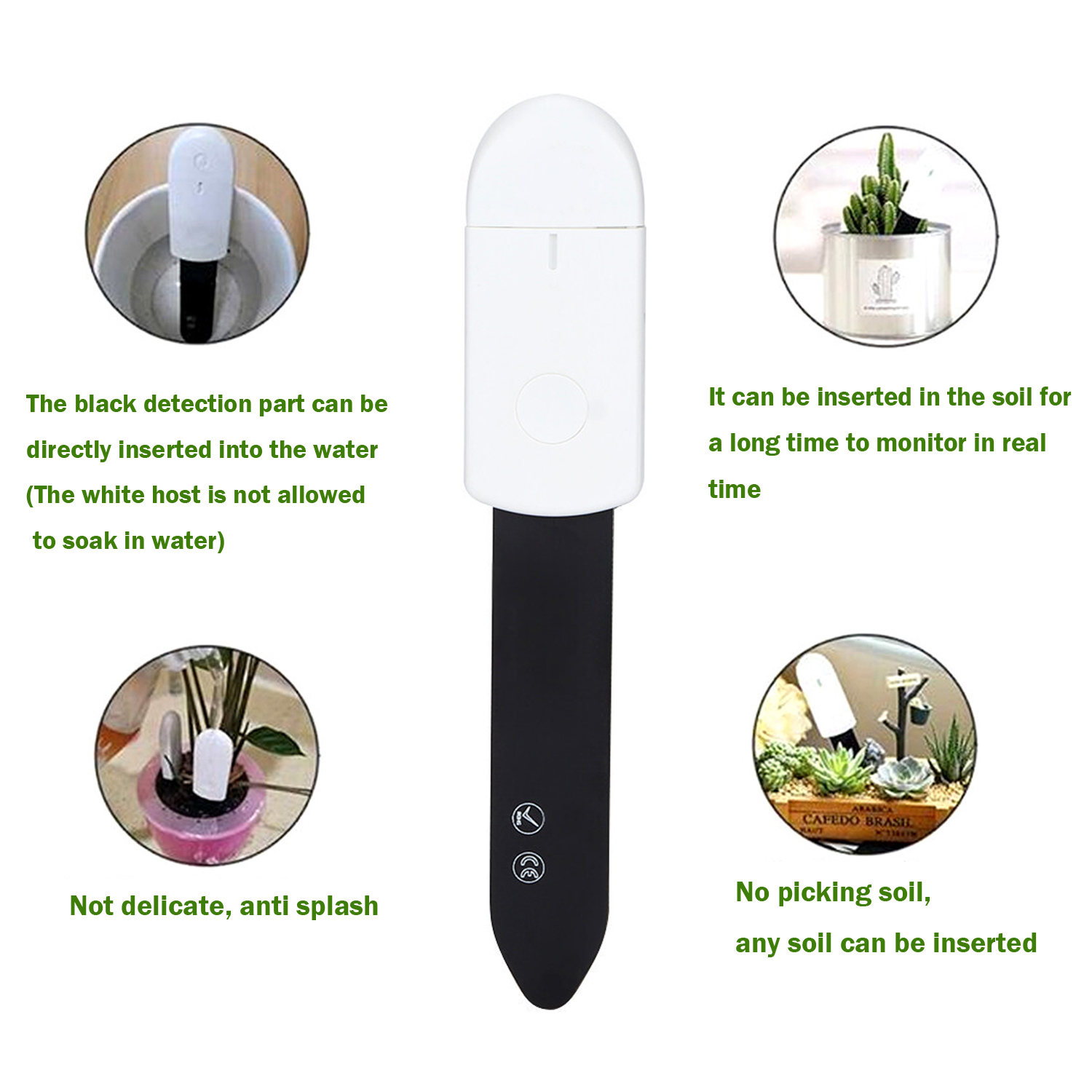 4 PACK Intelligent Soil Moistu - Moisture Meter Plant 评论和价格