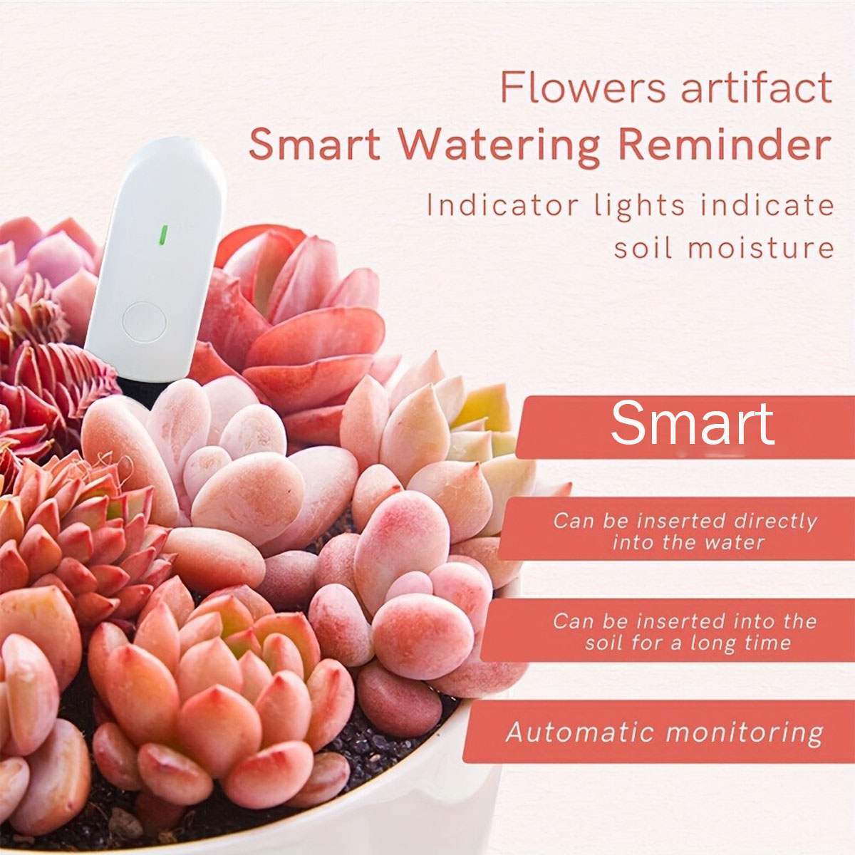 4 PACK Intelligent Soil Moistu - Moisture Meter Plant 评论和价格