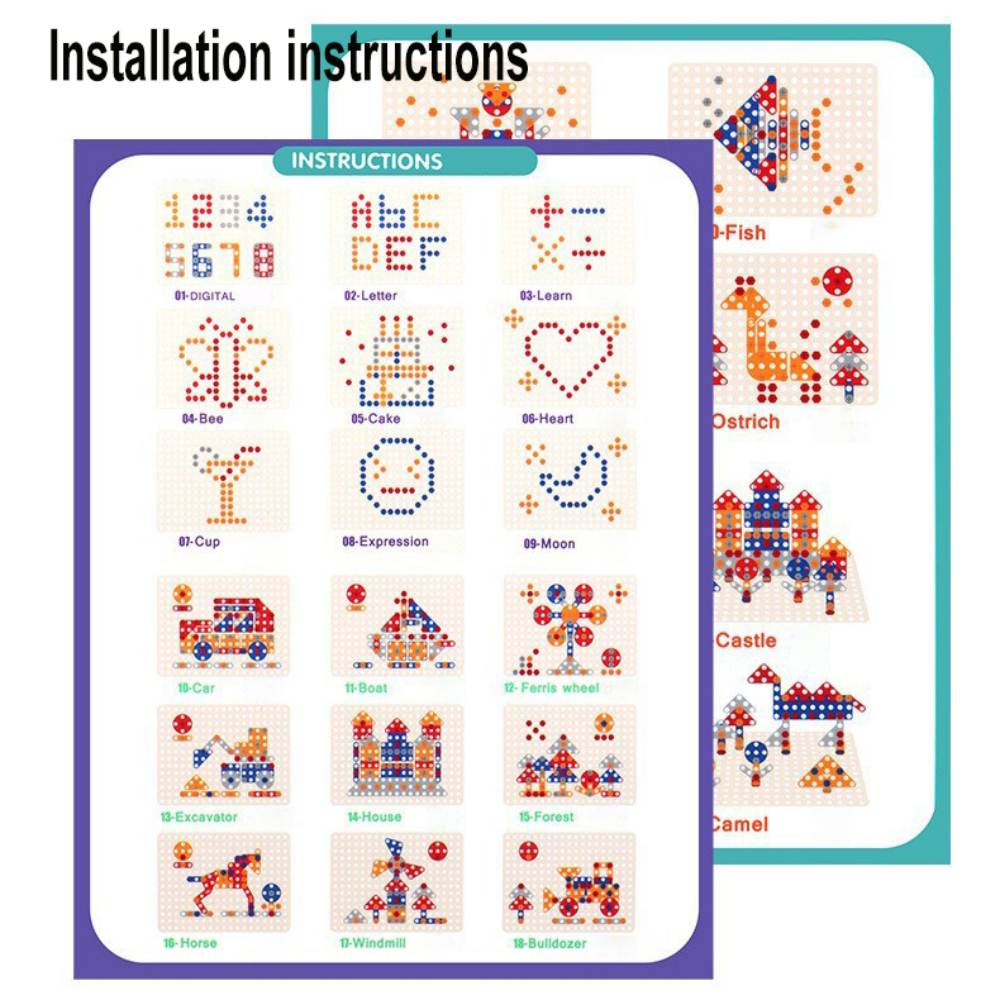 450Pcs Kids STEM Drill Set Cre - Gardening Tools For Kids 评论和价格