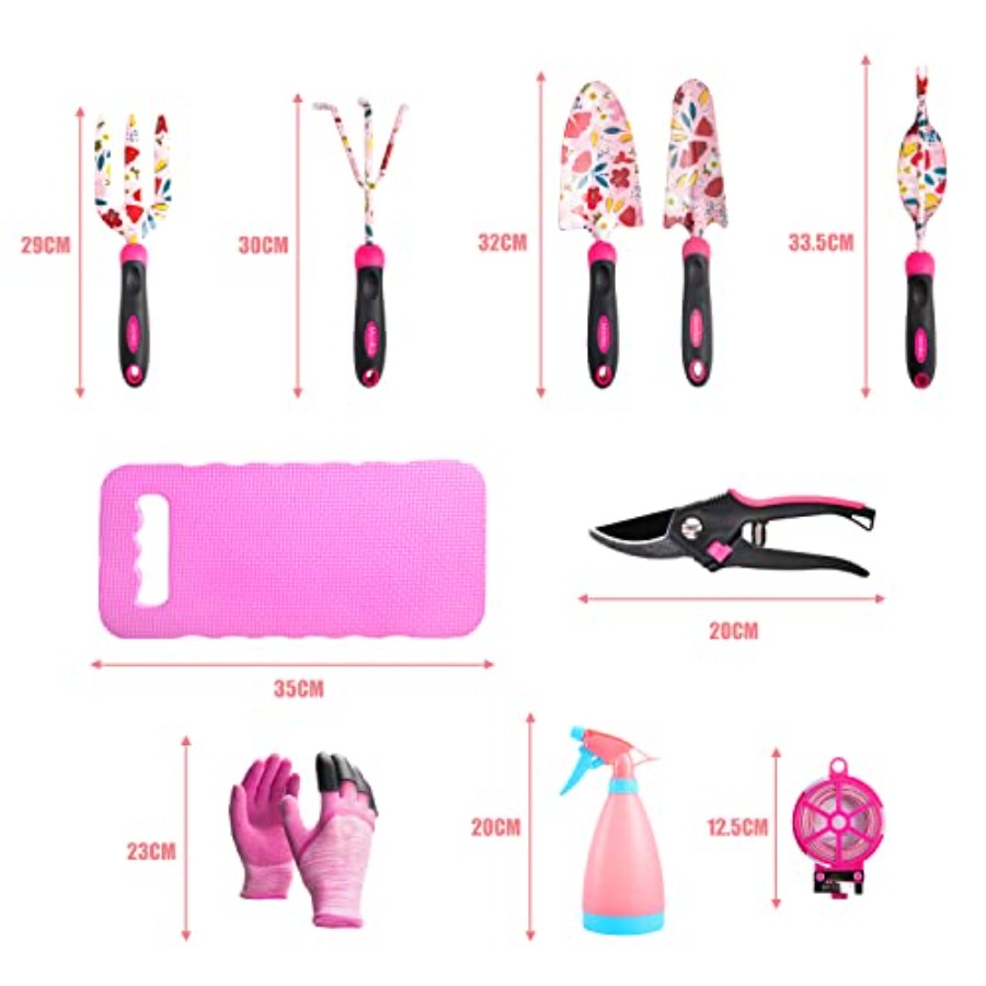 20-Piece Gardening Tool Set fo - Gardening Tools Pink 评论和价格