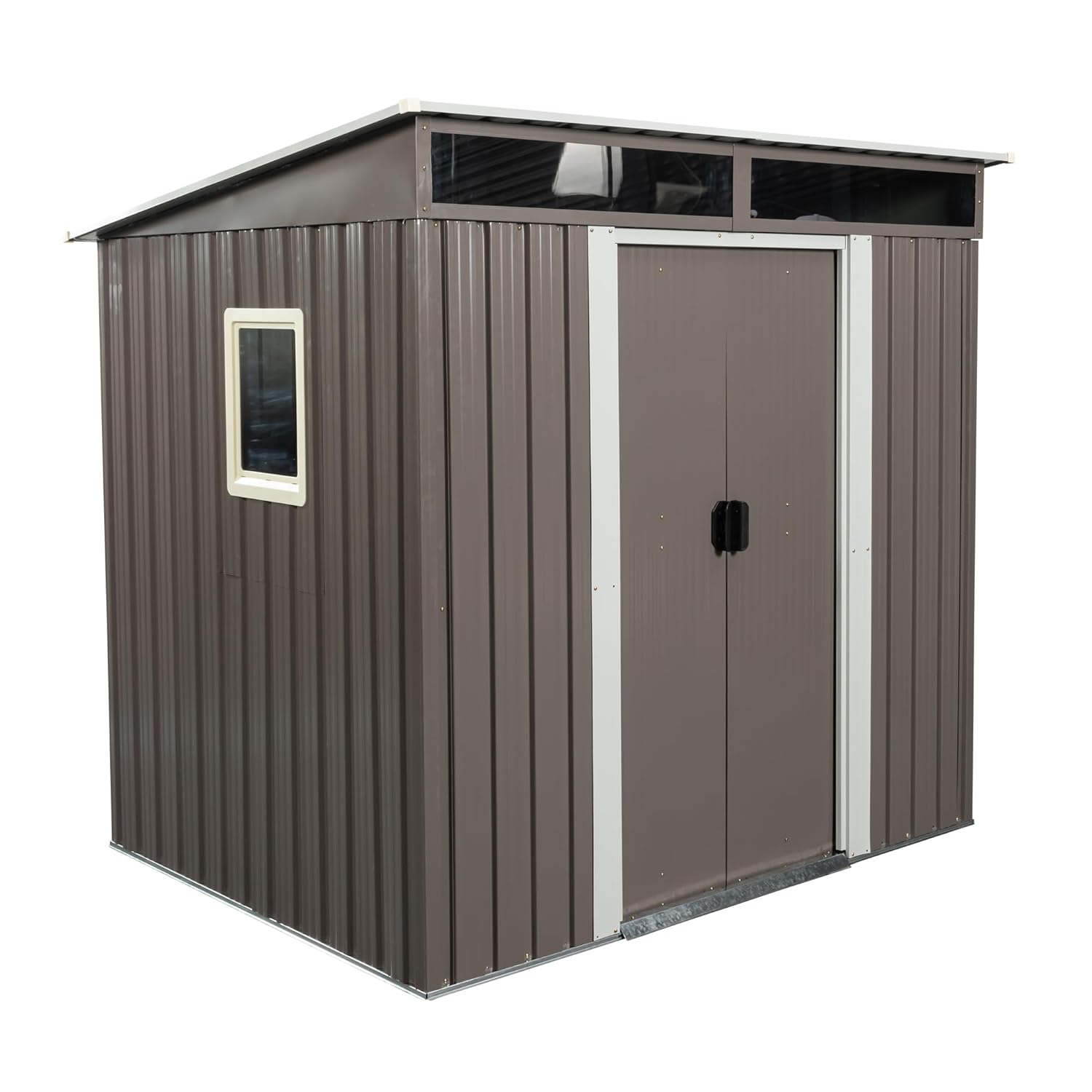 6X5 FT Outdoor Storage Shed, W - Gardening Tools Storage 评论和价格