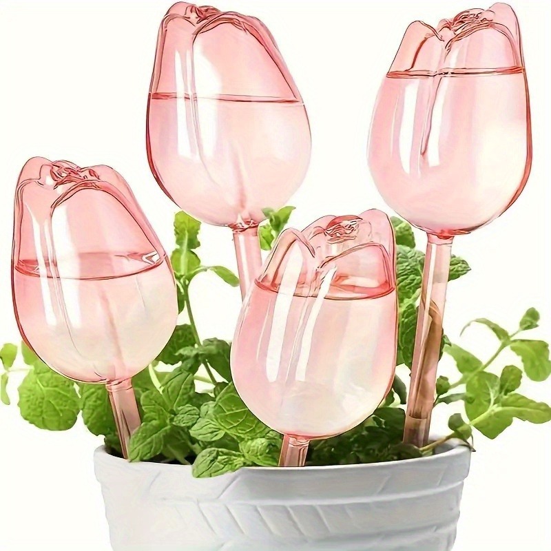 1/8pcs Premium Pink Self Water - Gardening Tools And Equipment 评论和价格