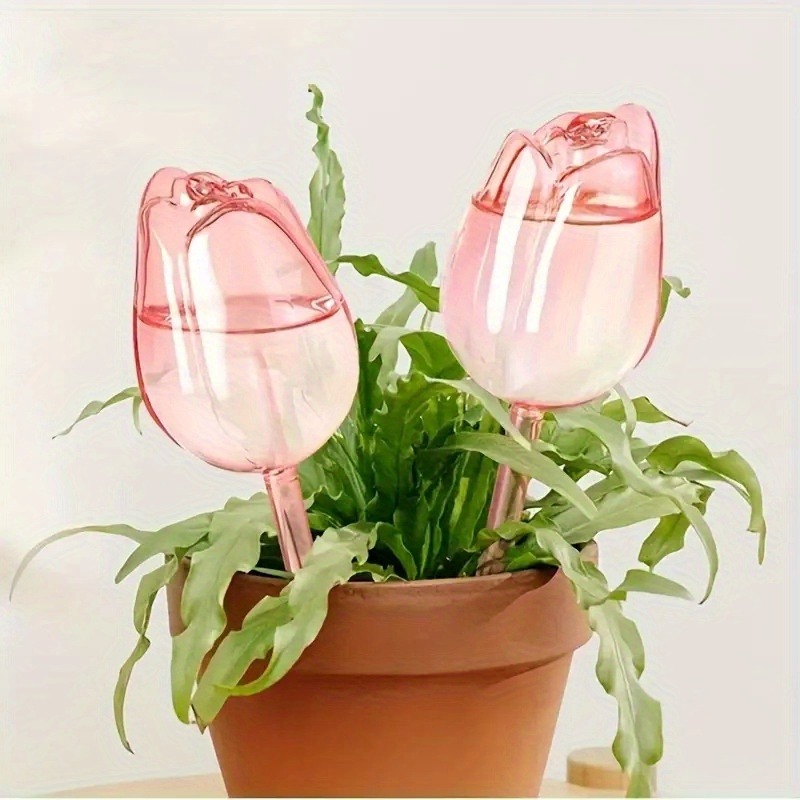 1/8pcs Premium Pink Self Water - Gardening Tools And Equipment 评论和价格
